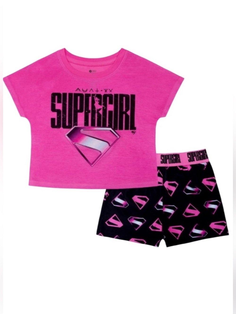 Girls' 6/6X Super Girl Sleep Set